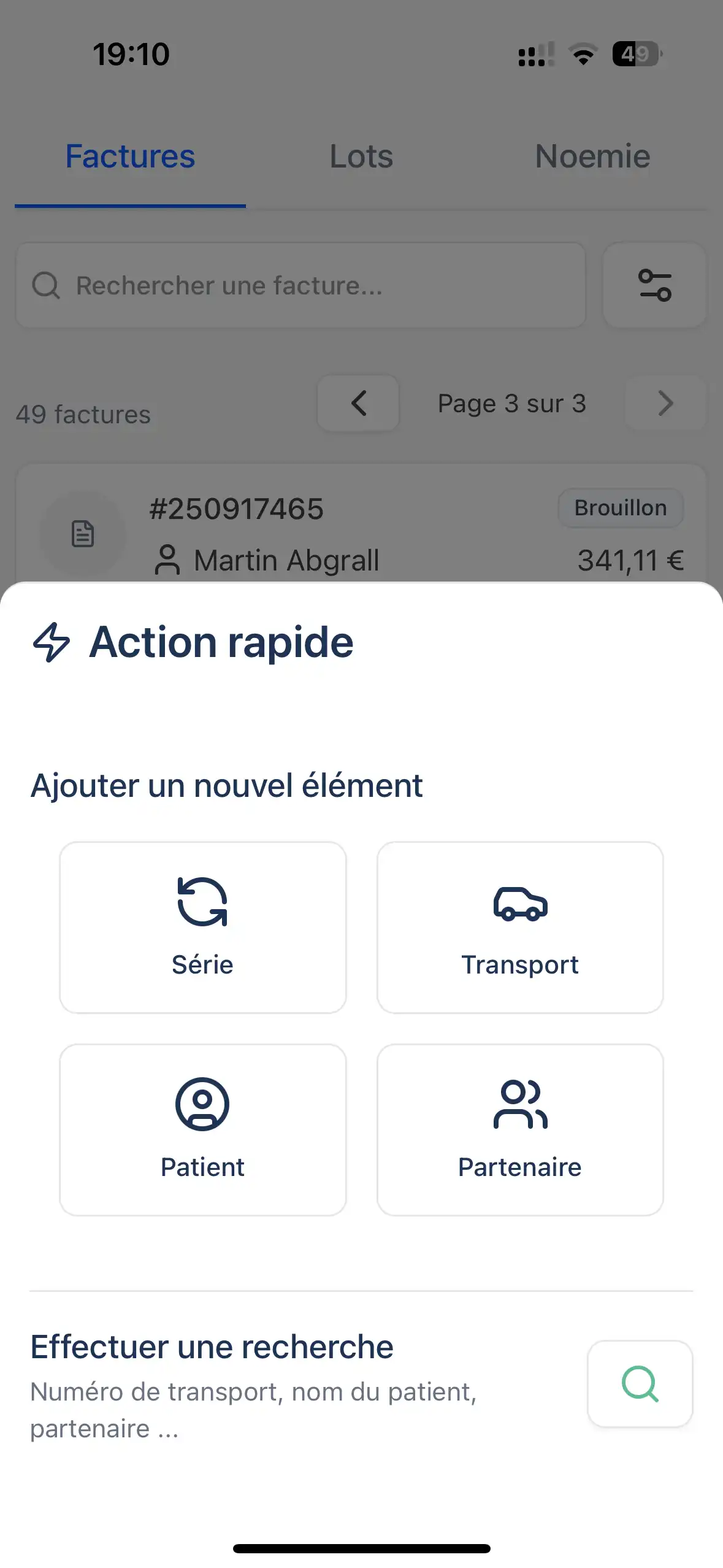 Création de transport rapide